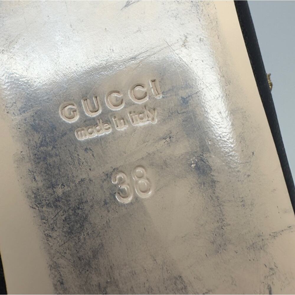 Gucci Bee Web Stripe Slingback Flats Womens Size EU 38 - Picture 9 of 9